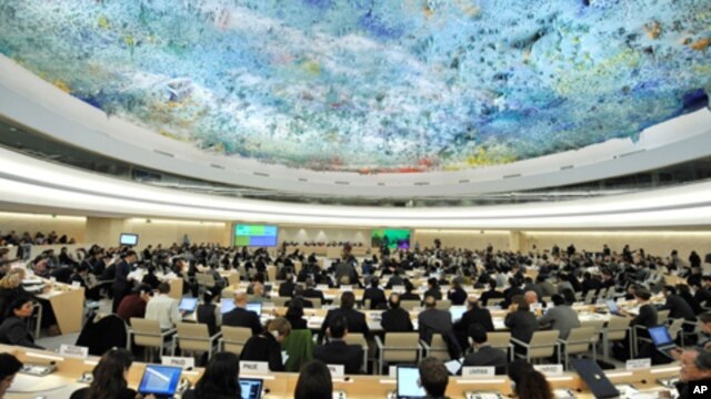 UN 인권이사회(UNHRC) 회기 모습