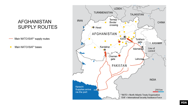 Afghanistan Supply Routes