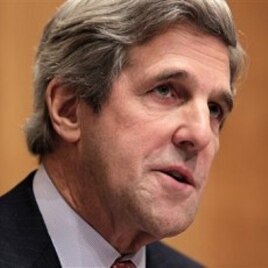 Senate Foreign Relations Committee Chairman Sen. John Kerry, D-Mass., makes a statement on Capitol Hill in Washington (File Photo)
