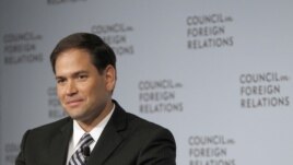 Marco Rubio en el Consejo de Relaciones Exteriores, en Nueva York.