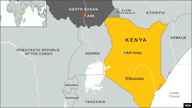 Map of Kenya
