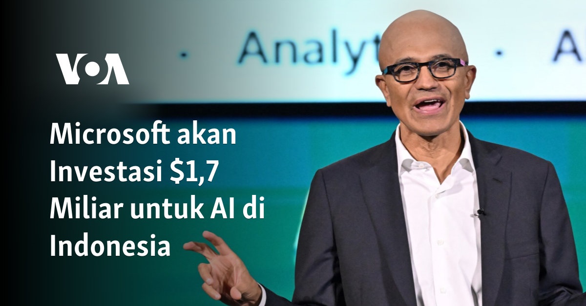 Microsoft Akan Investasi 1 7 Miliar Untuk AI Di Indonesia