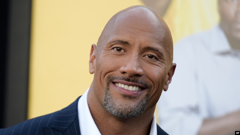 Tư liệu - Diễn viên Dwayne Johnson tham dự buổi công chiếu bộ phim "Tình báo Trung ương" tại Los Angeles, ngày 10 tháng 06 năm 2016.