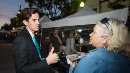 Marshall Tuck campaigns for education post in California