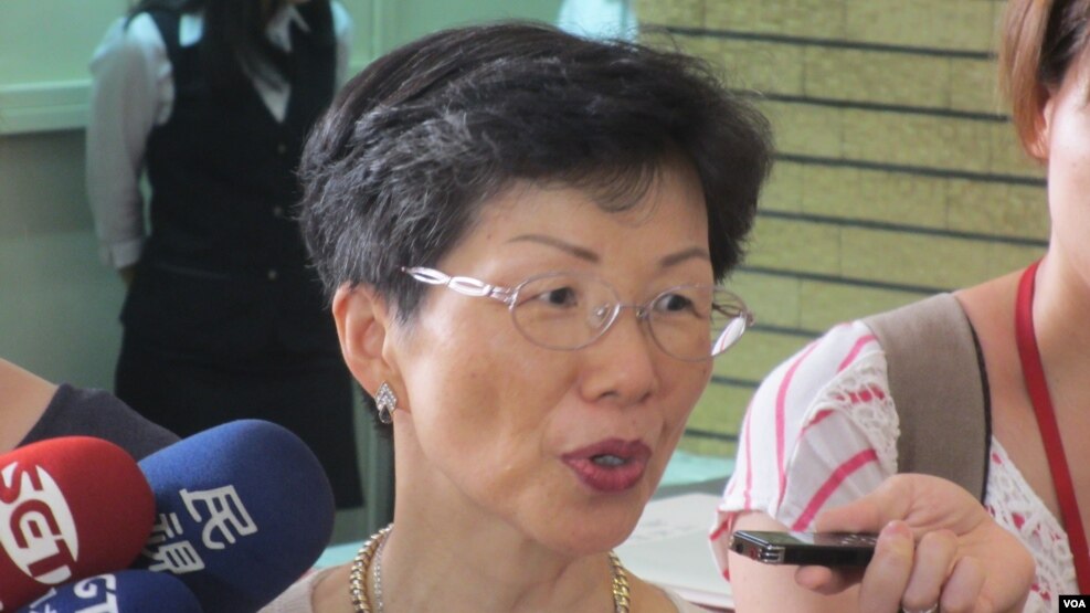 台湾陆委会主委张小月(资料照片)