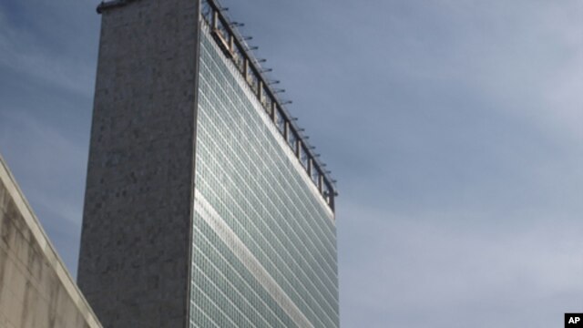 The United Nations headquarters building in New York, September 19, 2011.