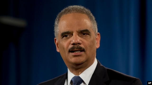 Bộ trưởng Tư pháp Eric Holder nói 