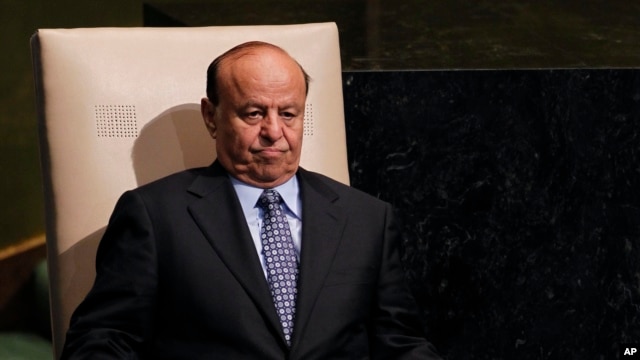 (Ảnh tư liệu) - Ông Abed Rabbo Mansour Hadi, cựu tổng thống Yemen, tại phiên họp thường niên lần thứ 67 tại trụ sở Liên Hiêp Quốc. 