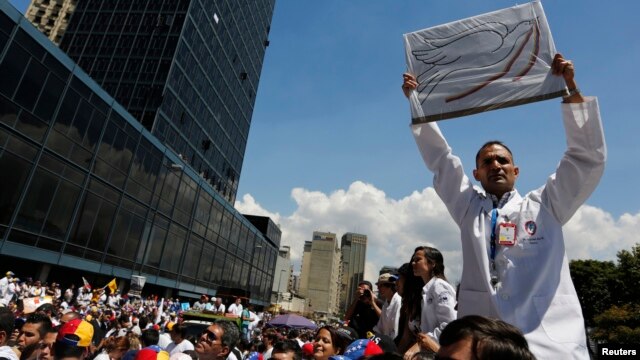 Los médicos venezolanos protestarán por la falta de medicamentos.