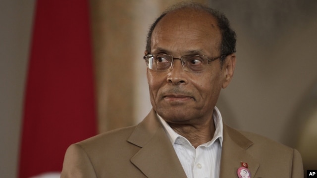 Tunisian President Moncef Marzouki