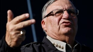 This Jan. 9, 2013 file photo shows Maricopa County Sheriff Joe Arpaio speaking with the media in Phoenix.