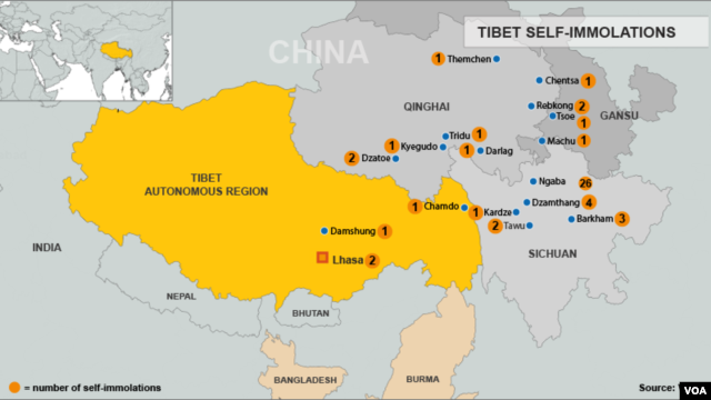 Self-immolation map