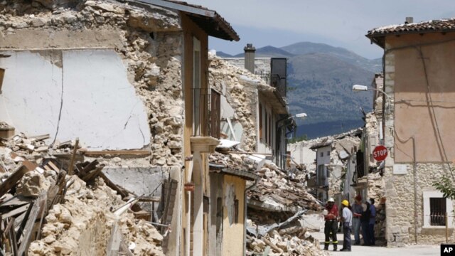 El terremoto de L´Aquila tuvo una magnitud de 6,3 grados y mató a 308 personas en la ciudad y los alrededores.