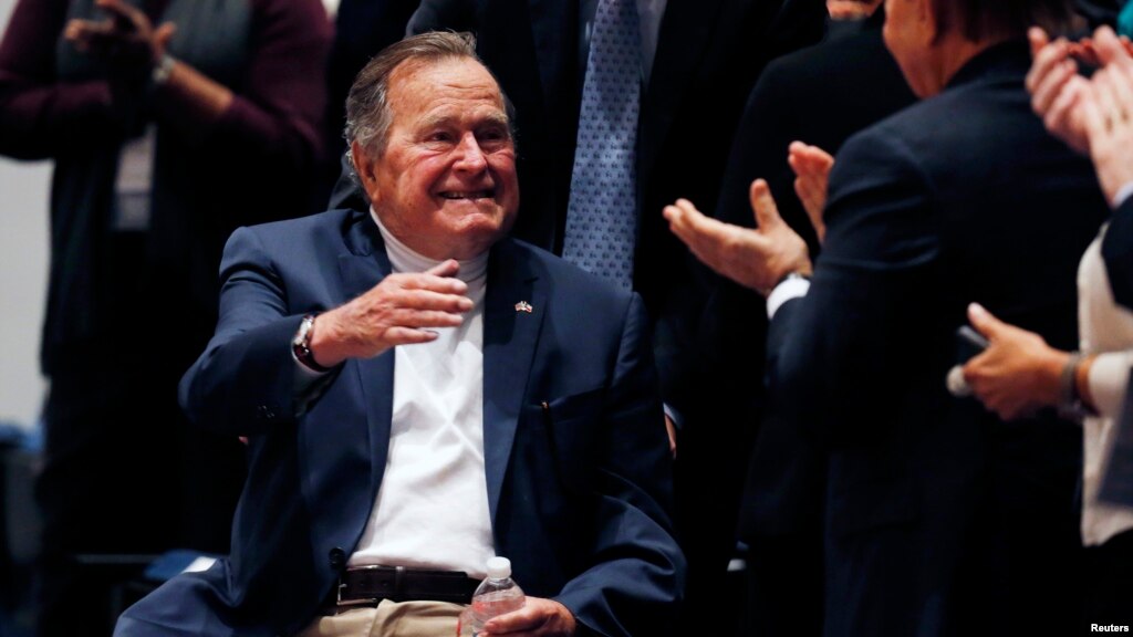 George H.W. Bush in Great Spirits, Remains Hospitalized
