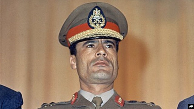 Moammar Gadhafi is shown at the Cairo Airport in Cairo, Egypt, 1970. (file photo)
