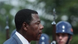  Shugaba Thomas Boni Yayi, na Benin wanda kuma har wayau shine shugaban kungiyar kasashen Afikra.