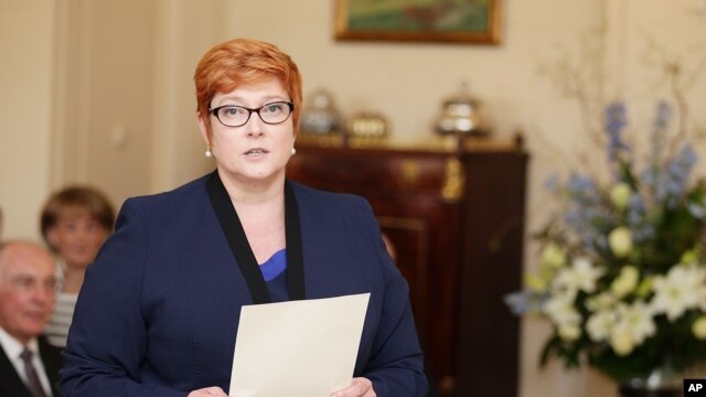 Bộ trưởng Quốc phòng Australia Marise Payne nhấn mạnh Canberra không bị chùn bước trước những lời cảnh cáo của Bắc Kinh.