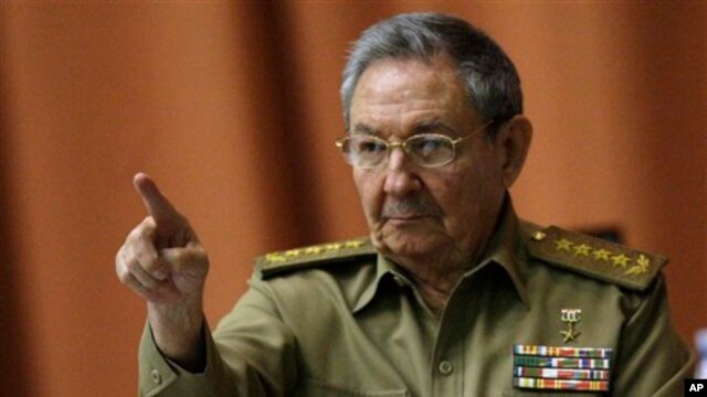 古巴领导人劳尔·卡斯特罗 (资料图片)