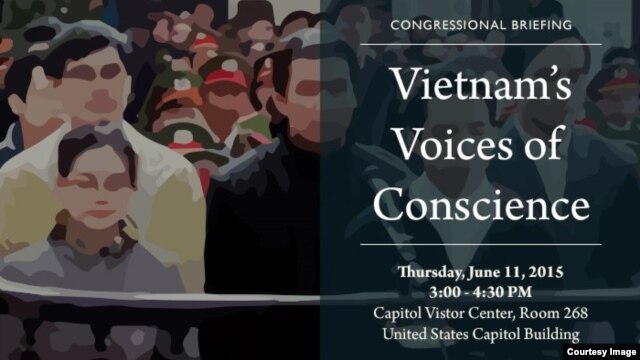 Buổi tường trình tại trụ sở Quốc hội Mỹ diễn ra từ 3-4 giờ chiều ngày 11/6 (giờ thủ đô Washington) do các đồng chủ tịch trong Nhóm làm việc về Việt Nam tại Hạ viện Mỹ (Vietnam Caucus) chủ trì.