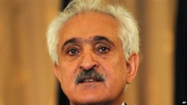 Afghan Foreign Minister Rangin Dadfar Spanta (file photo)