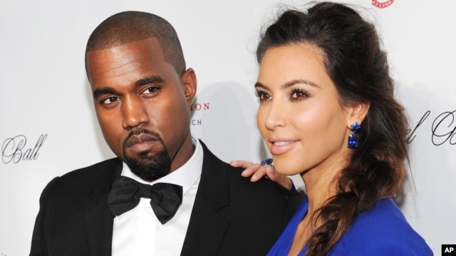 Singer Kanye West and girlfriend Kim Kardashian attend Gabrielle's Angel Foundation 2012 Angel Ball cancer research benefit at Cipriani Wall Street on Oct. 22, 2012 in New York