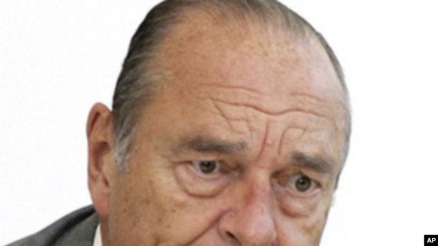 Former French president Jacques Chirac. (file photo)