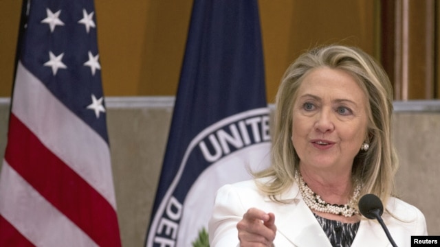 Secretary of State Hillary Clinton, July 25, 2012.