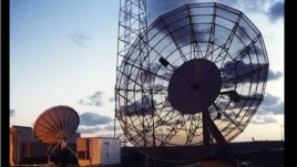 Voice of America's satellite dishes in Washington, D.C.