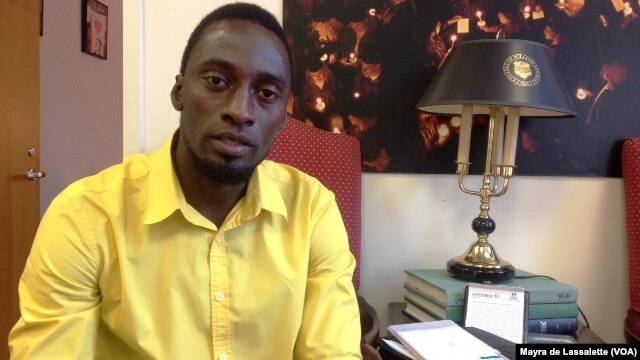 Edmar Nhaga - coordenador da Liga dos Direitos Humanos sector de Bissau. 