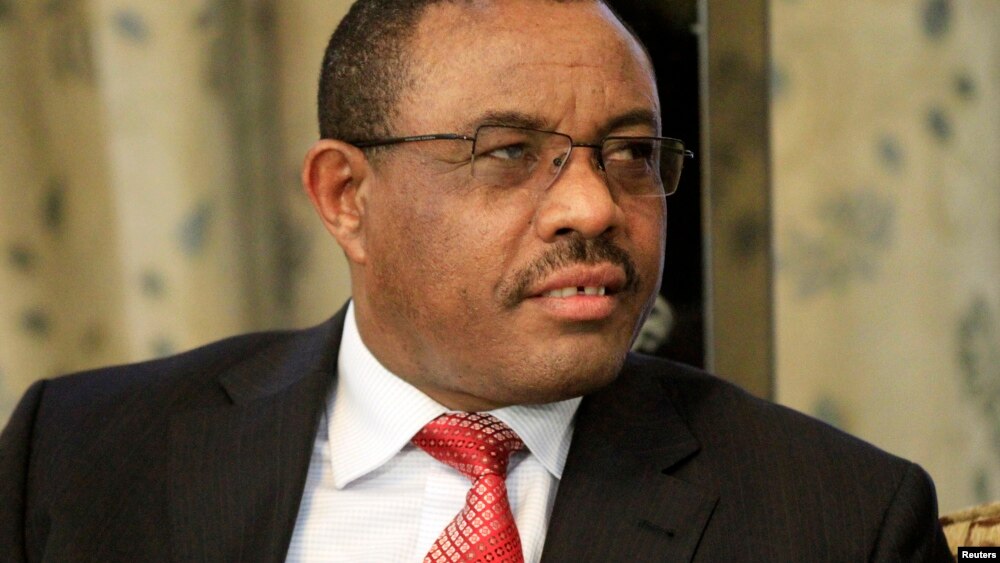 ፋይል ፎቶ - ጠቅላይ ሚኒስትር ኃይለማሪያም ደሳለኝ 