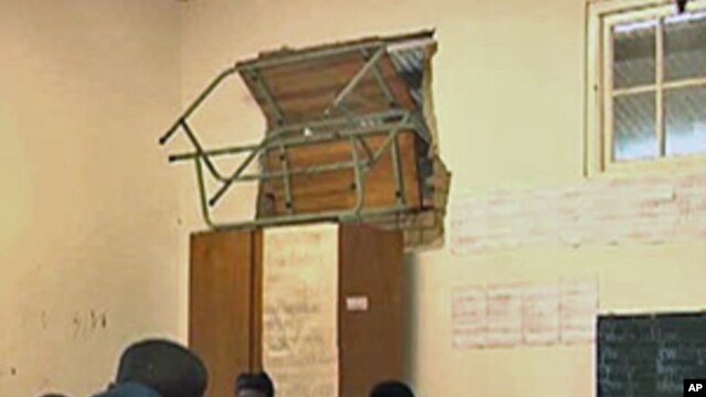 A classroom in South Africa's Eastern Cape Province