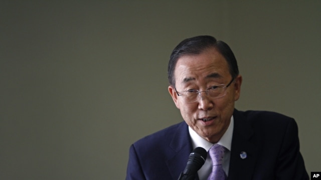 U.N. Secretary-General Ban Ki-moon, Aug. 14, 2012. 