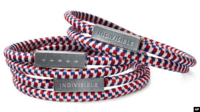 Starbucks is giving these bracelets to customers who donate $5 or more to the Create Jobs for USA program.
