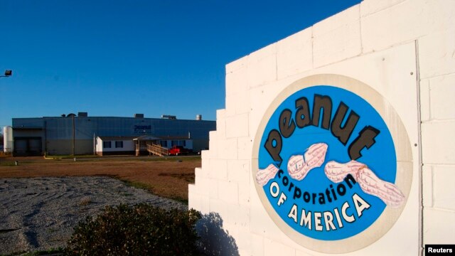 Peanut Corporation of America es señalada por el Departamento de Justicia como responsable del brote de salmonella en 2008.