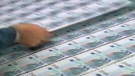 Euro banknotes