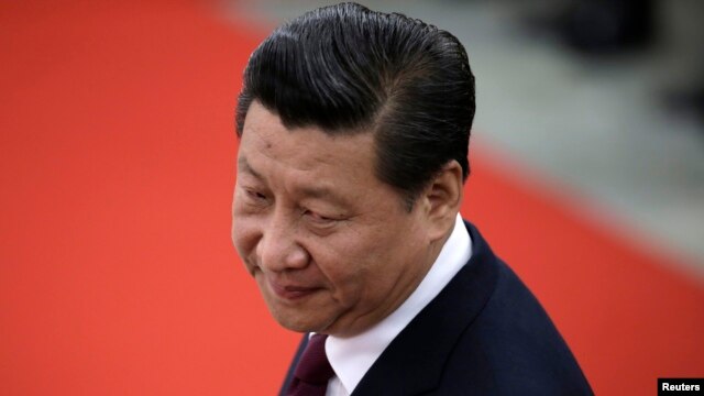 2014年12月23日中国国家主席习近平在北京人民大会堂