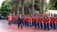 U.S. President Barack Obama is welcomed by a Senegalese honor guard as he arrives at the presidential palace in Dakar, Senegal, June 27, 2013. 