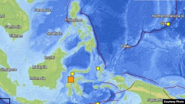 Earthquake locator map, August 18, 2012 (USGS)