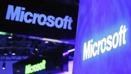 Microsoft logos (file photo)