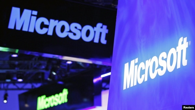 Microsoft logos (file photo)