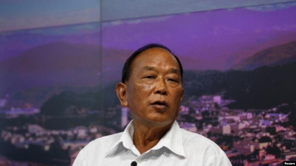 ၀ ကိုယ္ပိုင္ အုပ္ခ်ဳပ္ခြင့္ရ အထူးေဒသရဲ႕ ႏိုင္ငံျခားေရး၀န္ႀကီး Zhao Guo An (ဓါတ္ပံု- စိုးေဇယ်ထြန္း/ ရိုက္တာ)