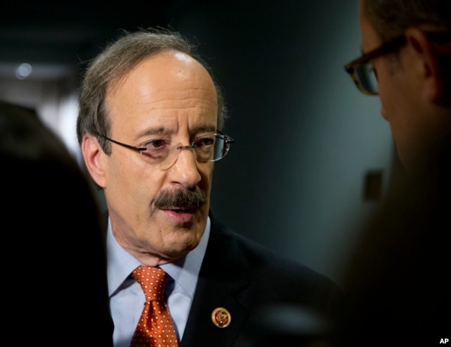 FILE - Rep. Eliot Engel of New York, the ranking Democrat on the House Foreign Affairs Committee, calls Gitmo a "gift that keeps on giving" for extremists trying to recruit fighters.