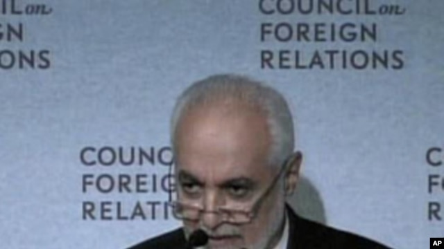 Imam Feisal Abdul Rauf speaking at the Council on Foreign Relations in New York