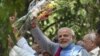Enthusiastic Supporters Greet India's Next PM 