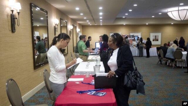 The U.S. economy added a solid 146,000 jobs in November and the unemployment rate fell to 7.7 percent, the lowest since December 2008, the Labor Department announced, Dec. 7, 2012.