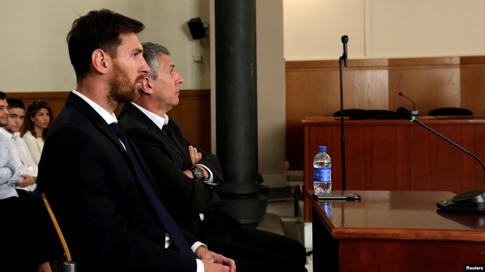 Spanjë, Messi dënohet për mospagim taksash