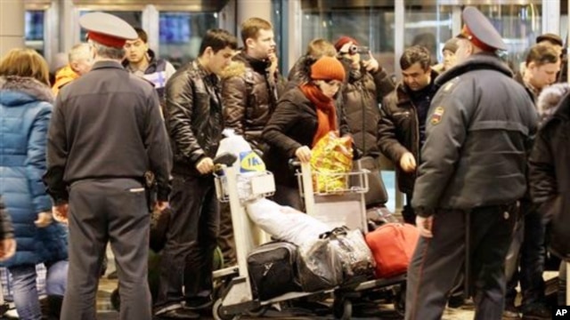 Security at Moscow airport after bombing (file photo)