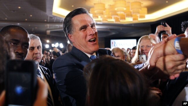 Republican presidential candidate, former Massachusetts Gov. Mitt Romney (file)