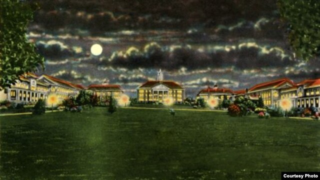 Most college campuses still look like this early postcard view of James Madison University in Virginia from the days when it was a teachers’ college. (Library of Congress)