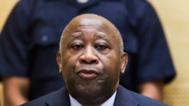 Former Ivory Coast President Laurent Gbagbo attends a confirmation of charges hearing in his pre-trial at the International Criminal Court in The Hague, February 19, 2013.